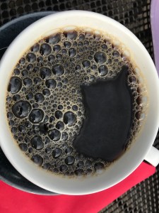 Cup of black coffee