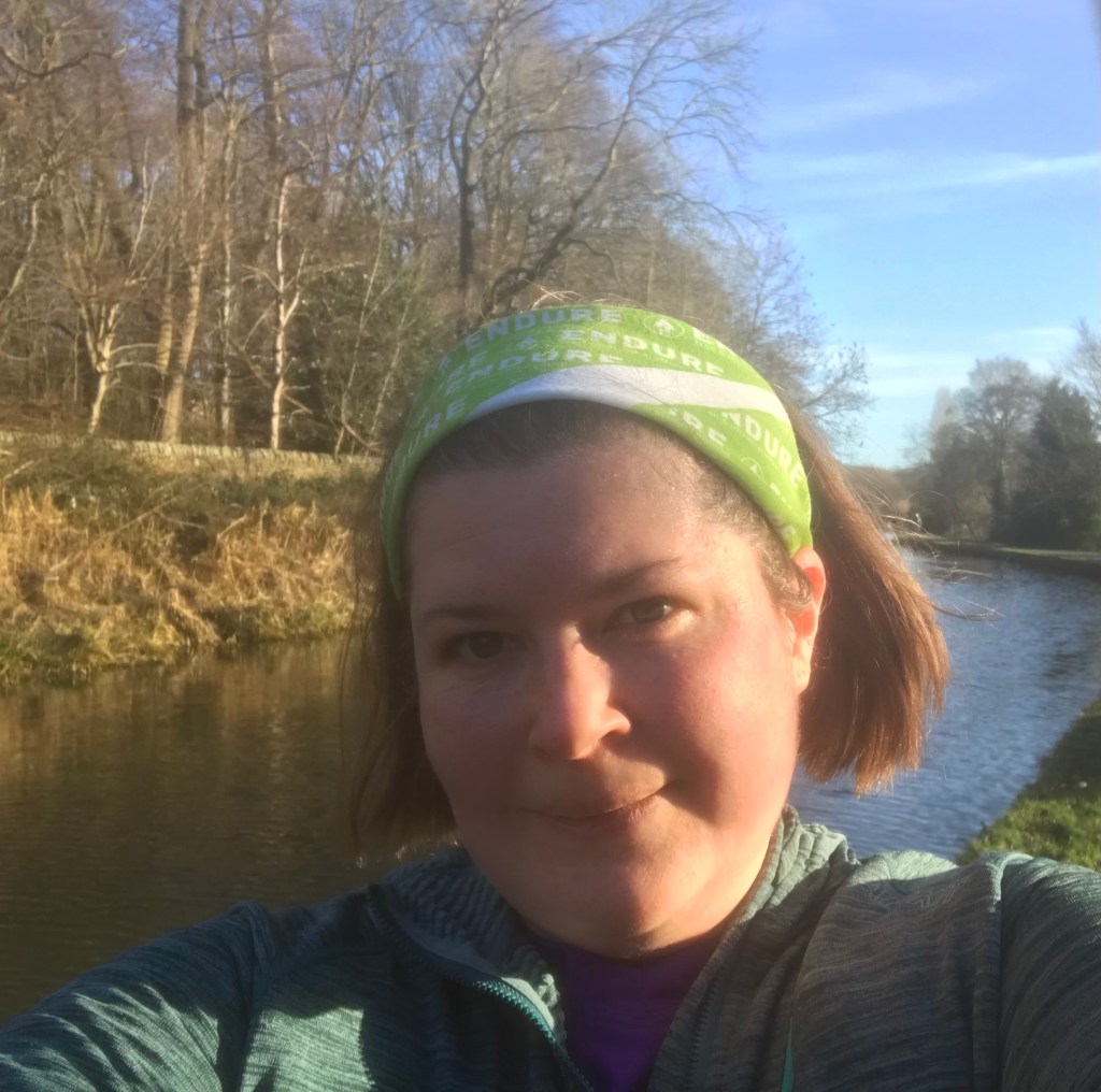 Headshot of me by the Leeds Liverpool canal in the winter sun